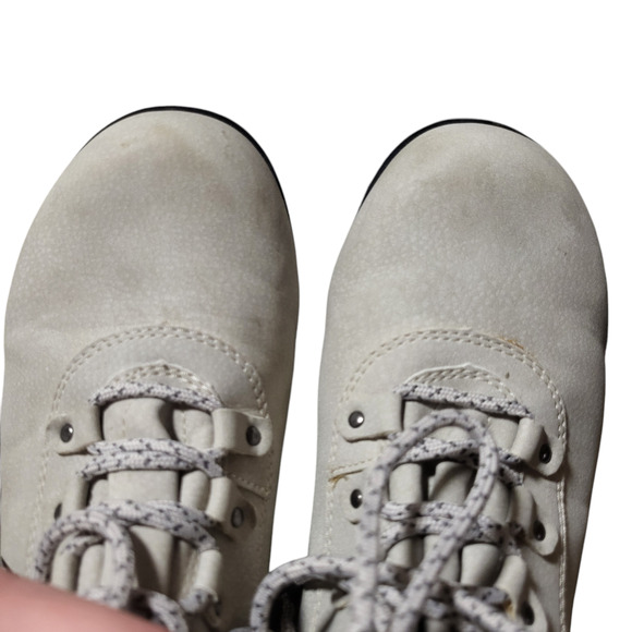 JBL gray faux fleece winter ankle boots with zippers gently used, size 9 - Picture 6 of 7